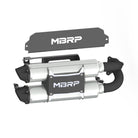 MBRP Stacked Dual Slip On Exhaust Pipe For 20-Up Polaris RZR Pro XP Turbo Performance Series
