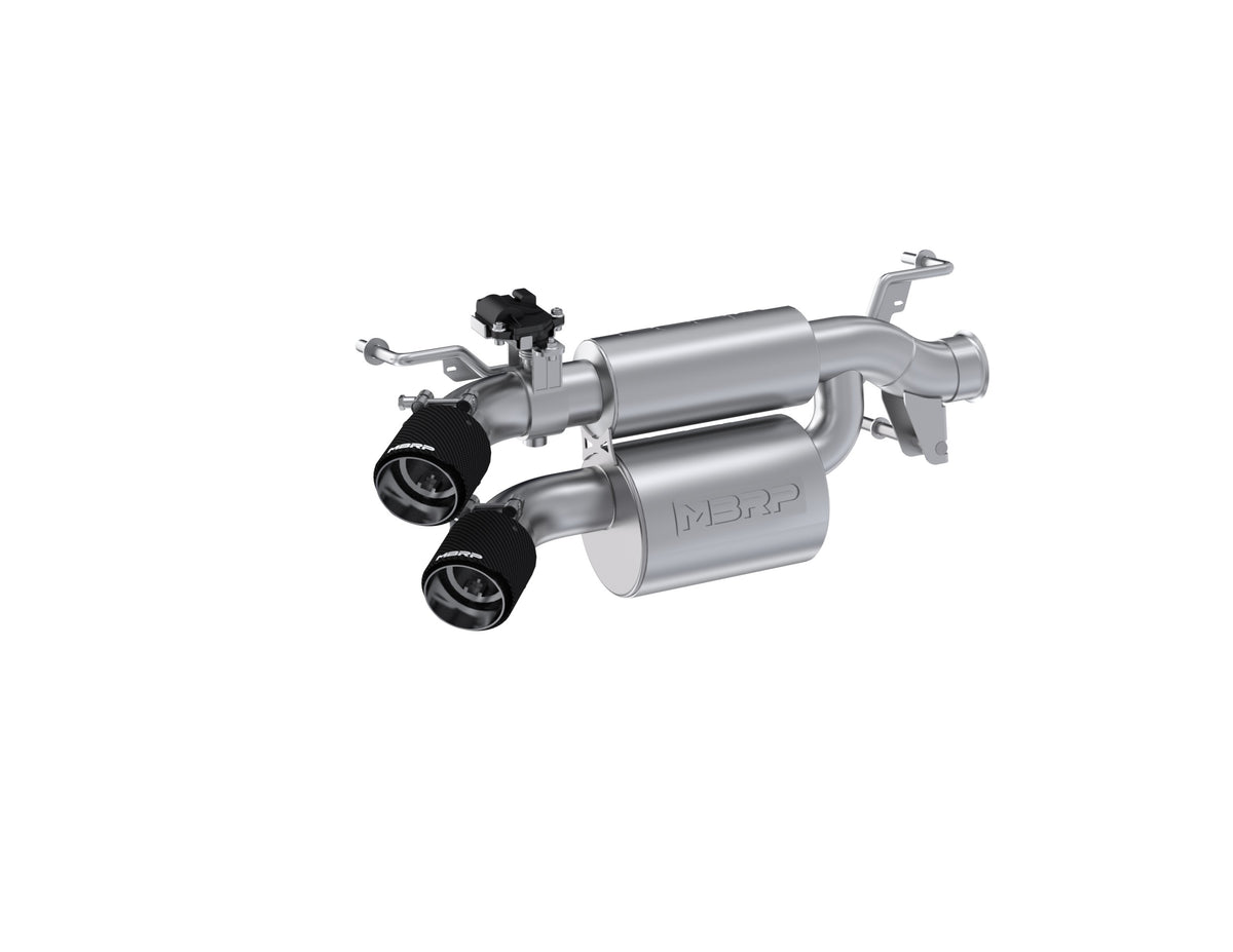 MBRP 2024-Up Polaris RZR XP 1000 Slip-on Stacked Dual-out Active Performance Exhaust