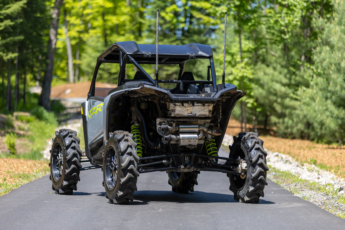 MBRP 2024-Up Polaris RZR XP 1000 Slip-on Stacked Dual-out Active Performance Exhaust