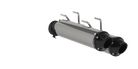 MBRP Stacked Dual Slip On Exhaust Pipe Performance Series For 15-19 Arctic Cat WildCat X Models