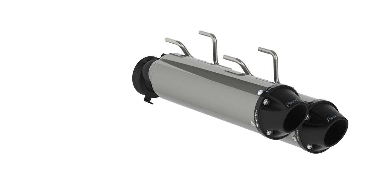 MBRP Stacked Dual Slip On Exhaust Pipe Performance Series For 15-19 Arctic Cat WildCat X Models