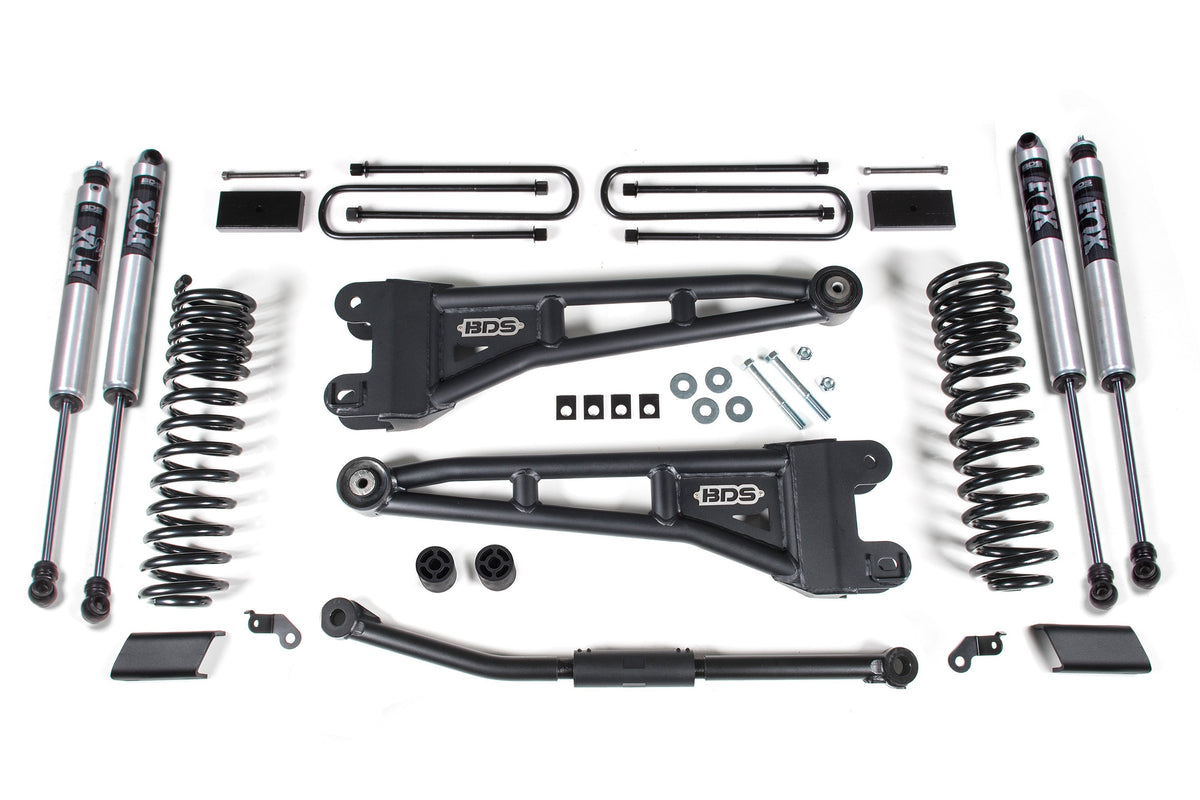 BDS Suspension 2.5 Inch Lift Kit w/ Radius Arm Ford F450 Super Duty 23-24 W/ Fox 2.0 Performance Shocks (BDS1306FS)