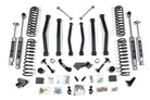 BDS Suspension 4 Inch Lift Kit Jeep Wrangler JK 12-18 2-Door Fixed Link Sway Bar Fox 2.0 Performance Shocks (BDS1418FS)