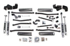 BDS Suspension 5.5 Inch Lift Kit Long Arm Jeep Wrangler JK 07-18 2-Door Fixed Sway Bar Links Fox 2.0 Performance Shocks (BDS1422FS)