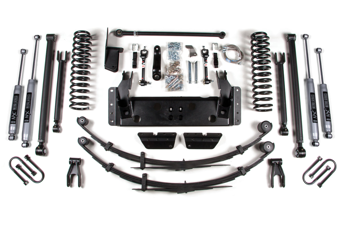 BDS Suspension 6.5 Inch Lift Kit Long Arm Jeep Cherokee XJ 84-01 Chrysler 8.25 Fox 2.0 Performance Shocks (BDS1433FS)