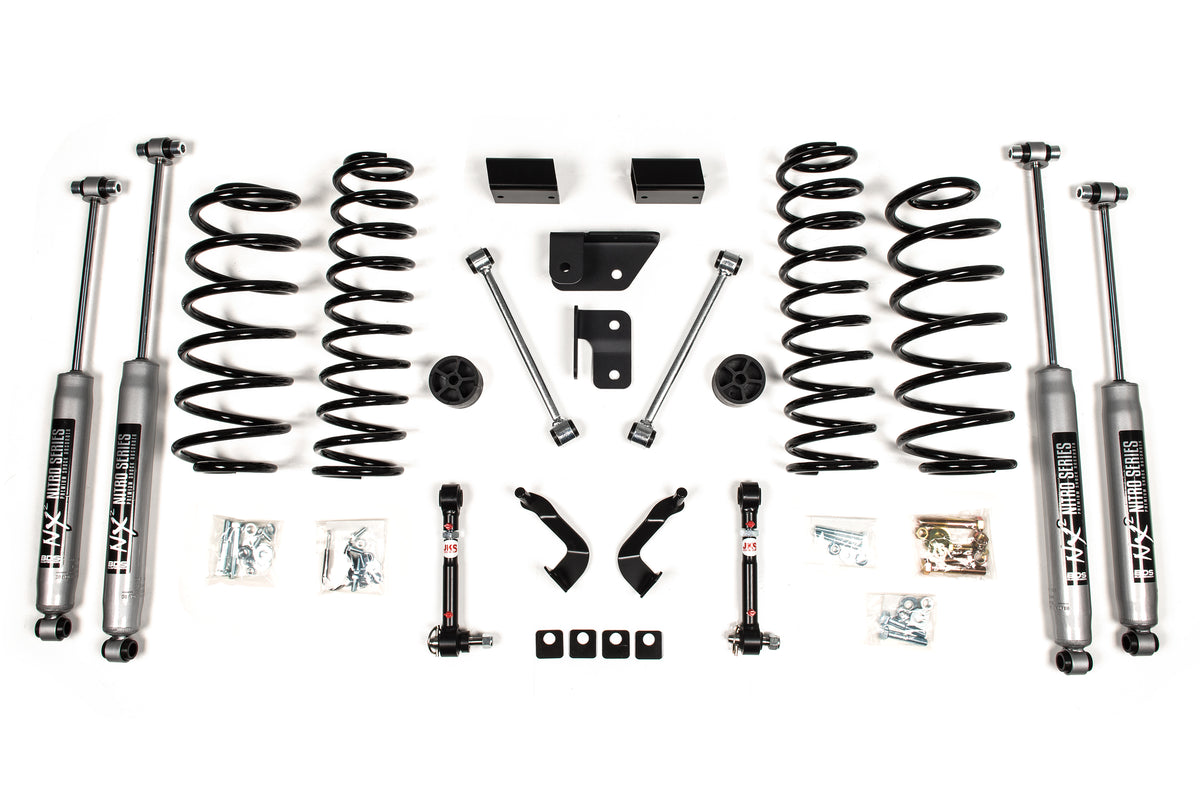 BDS Suspension 2 Inch Lift Kit Jeep Wrangler JL 18-25 4-Door NX2 Nitro Shocks (BDS1435H)
