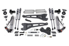 BDS Suspension 4 Inch Lift Kit w/ Radius Arm FOX 2.5 Performance Elite Coil-Over Conversion Ford F250/F350 Super Duty 17-19 4WD Diesel 5 Inch Block 2 Leaf Main FOX 2.0 Performance (BDS1520FPE)
