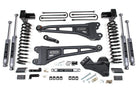 BDS Suspension 4 Inch Lift Kit w/ Radius Arm Ford F250/F350 Super Duty 17-19 4WD Gas 5 Inch Block 2 Leaf Main Fox 2.0 Performance Shocks (BDS1521FS)