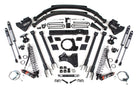 BDS Suspension 8 Inch Lift Kit w/ 4-Link FOX 2.5 Performance Elite Coil-Over Conversion Ford F250/F350 Super Duty 17-19 4WD Diesel (BDS1541FPE)