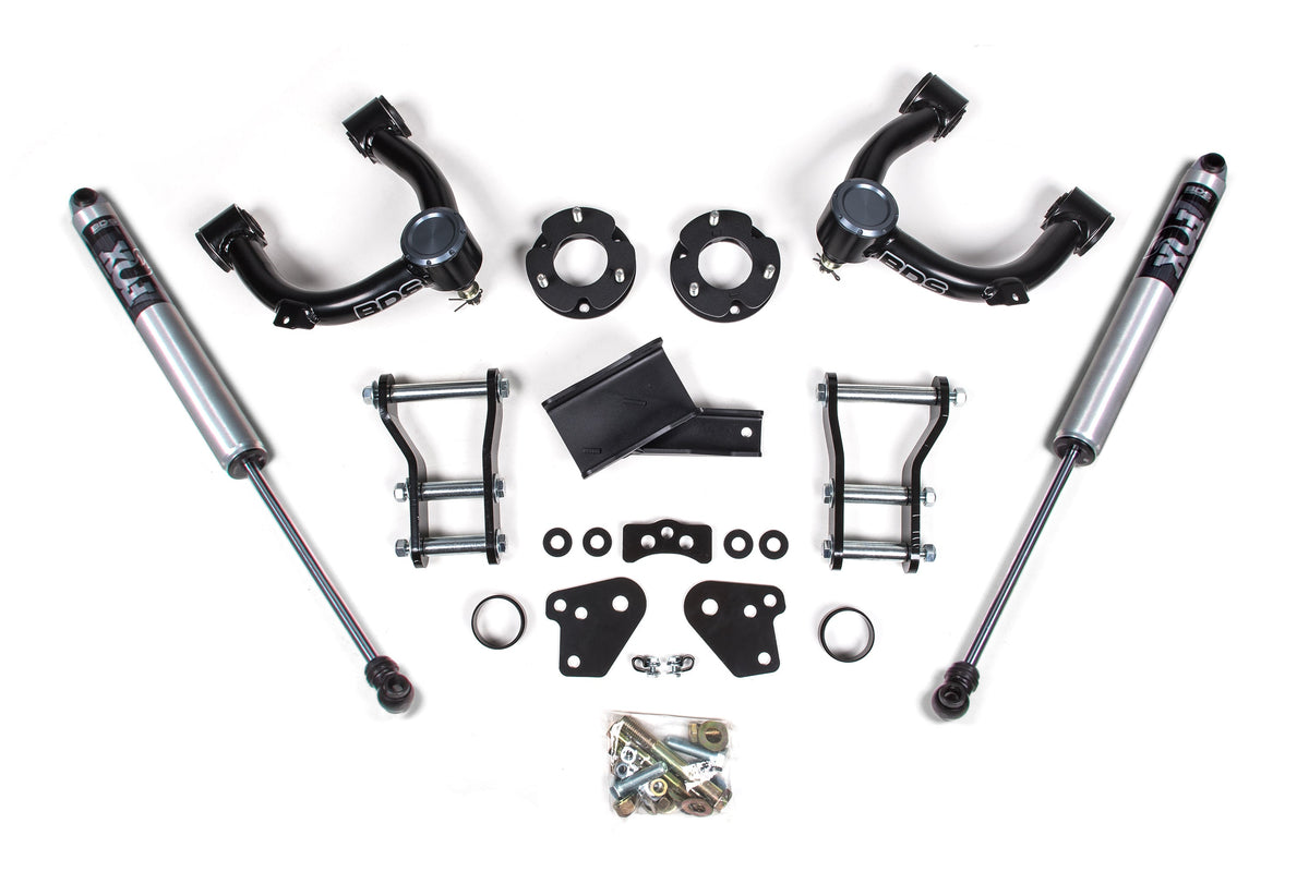 BDS Suspension 3.5 Inch Lift Kit Ford Ranger 19-23 4WD Cast Aluminum Knuckle Fox 2.0 Performance Shocks (BDS1545FS)