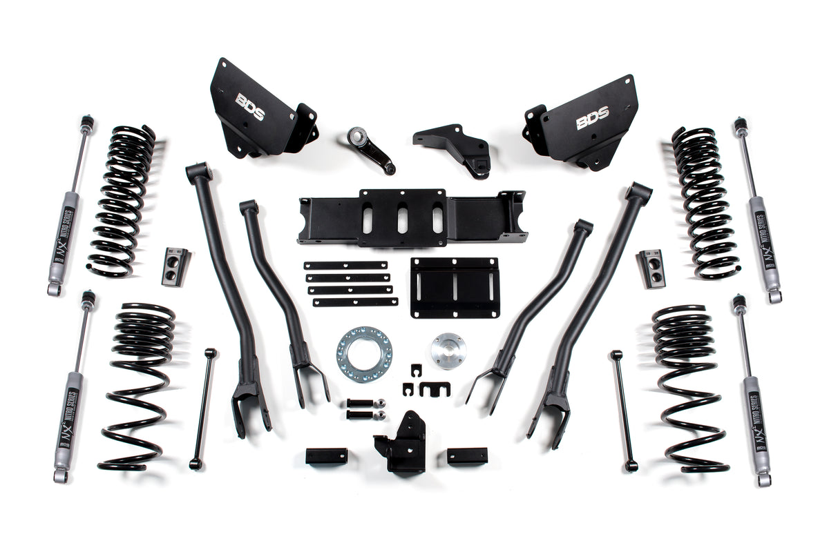 BDS Suspension 5.5 Inch Lift Kit w/ 4-Link Ram 2500 14-18 4WD Gas Fox 2.0 Performance Shocks (BDS1606FS)
