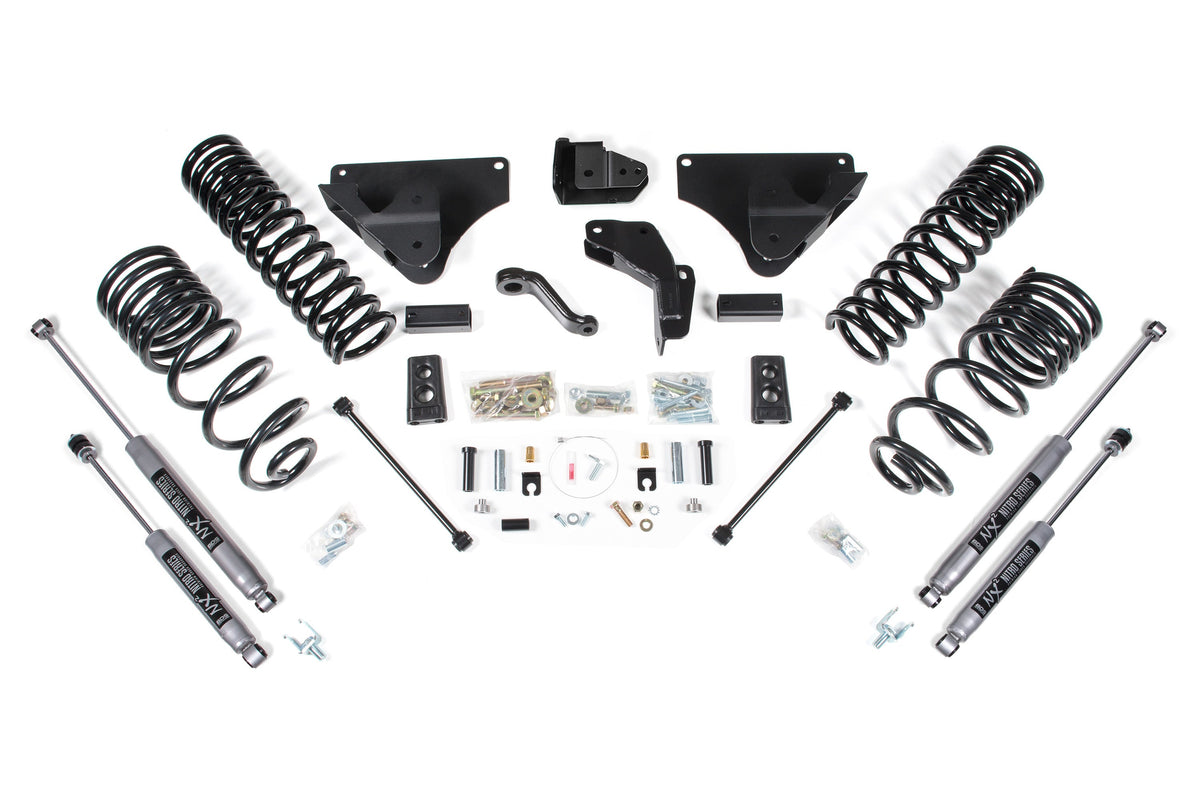 BDS Suspension 4 Inch Lift Kit Ram 2500 14-18 4WD Gas Rear Lift Coil Springs NX2 Nitro Shocks (BDS1610H)
