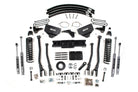 BDS Suspension 8 Inch Lift Kit w/ 4-Link Ram 3500 13-18 4WD Diesel Rear Lift Leaf Springs 6 Bolt Indexing Ring NX2 Nitro Shocks (BDS1614H)