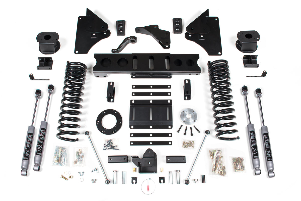 BDS Suspension 6 Inch Lift Kit Ram 2500 w/ Rear Air Ride 14-18 4WD Diesel Fox 2.0 Performance Shocks (BDS1627FS)