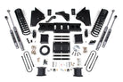 BDS Suspension 6 Inch Lift Kit Ram 3500 w/ Rear Air Ride 13-18 4WD Diesel 8 Bolt Indexing Ring NX2 Nitro Shocks (BDS1649H)
