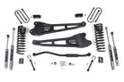 BDS Suspension 3 Inch Lift Kit w/ Radius Arm Ram 3500 19-24 4WD Diesel With Factory Rear Overload Leaf Fox 2.5 Performance Elite Shocks (BDS1654FPE)