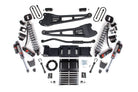 BDS Suspension 19-24 Ram 3500 4WD 3 Inch Radius Arm Suspension Lift Kit, 2 Inch Rear, Block w/Overload, 6 Bolt Diesel - Fox 2.5 Performance Elite Series C/O Front, Fox 2.5 Performance Elite Series Rear BDS Suspension (BDS1654PES)