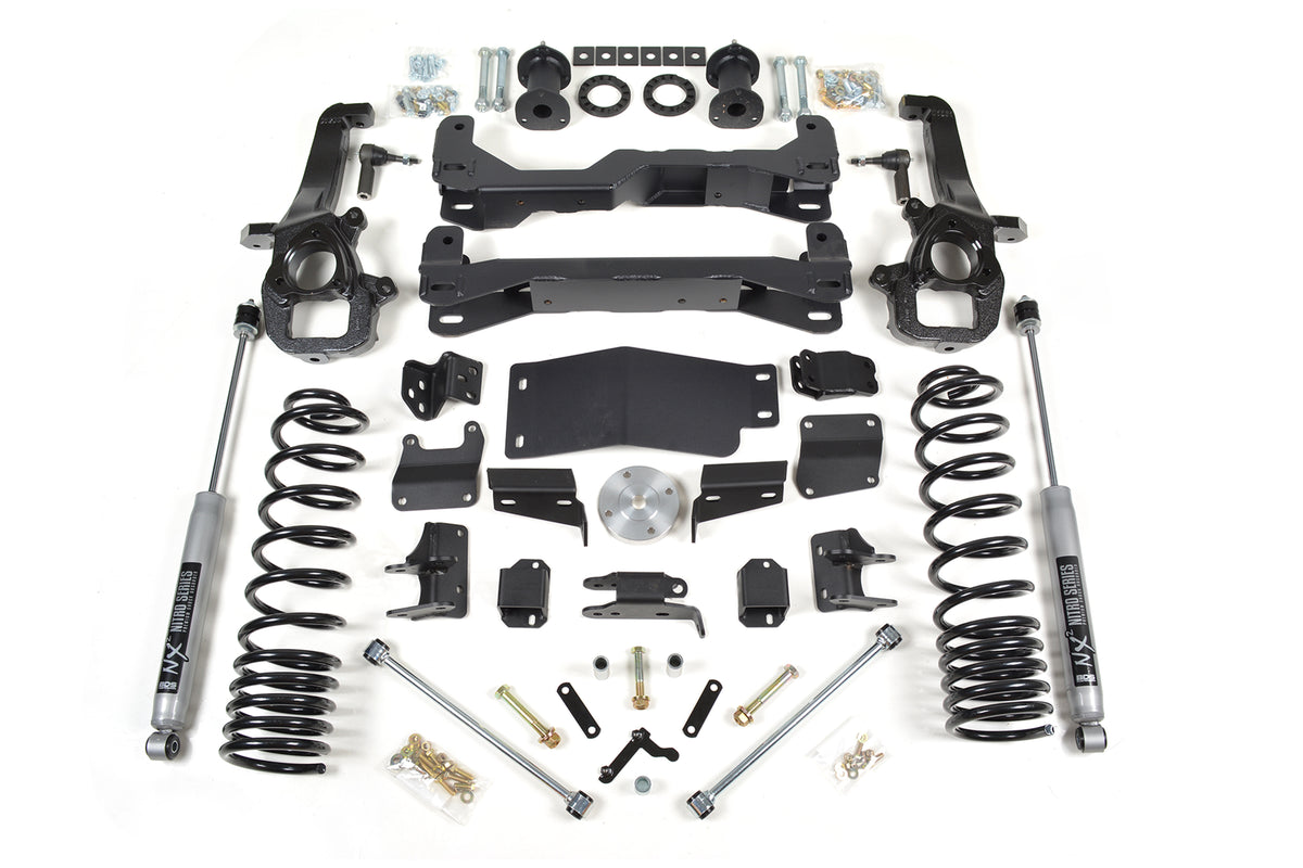 BDS Suspension 6 Inch Lift Kit Ram 1500 19-24 4WD Standard Knuckle Fox 2.0 Performance Shocks (BDS1661FS)