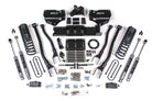 BDS Suspension 4 Inch Lift Kit w/ 4-Link Ram 3500 19-23 4WD Gas With Factory Rear Overload Leaf Fox 2.0 Performance Shocks (BDS1677FS)