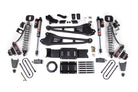 BDS Suspension 19-24 Ram 3500 4WD 6 Inch Radius Arm Suspension Lift Kit, 5 Inch Rear, Block w/o Overload, 6 Bolt Diesel - Fox 2.5 Performance Elite Series C/O Front, Fox 2.5 Performance Elite Series Rear BDS Suspension (BDS1682PES)