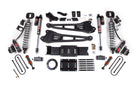 BDS Suspension 19-24 Ram 3500 4WD 6 Inch Radius Arm Suspension Lift Kit, 5 Inch Rear, Block w/o Overload, 6 Bolt Diesel - Fox 2.5 Performance Elite Series C/O Front, FOX 2.0 Front Bump, Fox 2.5 Performance Elite Series Rear BDS Suspension (BDS1682PESB)
