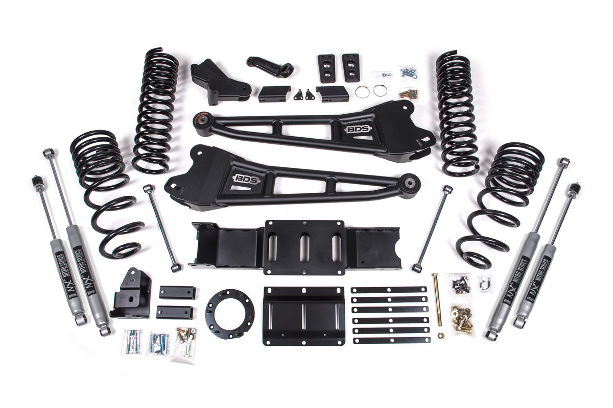 BDS Suspension 4 Inch Lift Kit w/ Radius Arm Ram 2500 19-24 4WD Gas Fox 2.5 Performance Elite (BDS1699FPE)