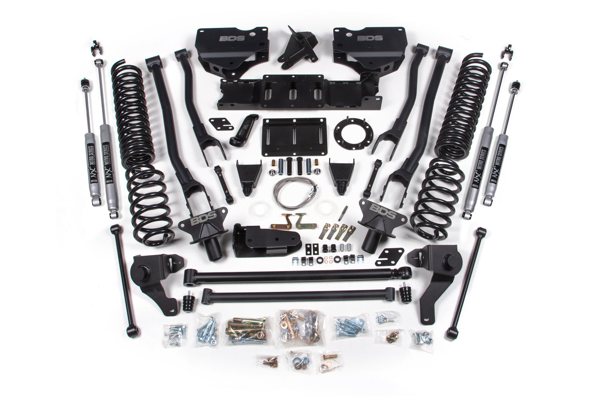 BDS Suspension 8 Inch Lift Kit w/ 4-Link Ram 2500 19-24 4WD Diesel Fox 2.0 Performance Shocks (BDS1727FS)