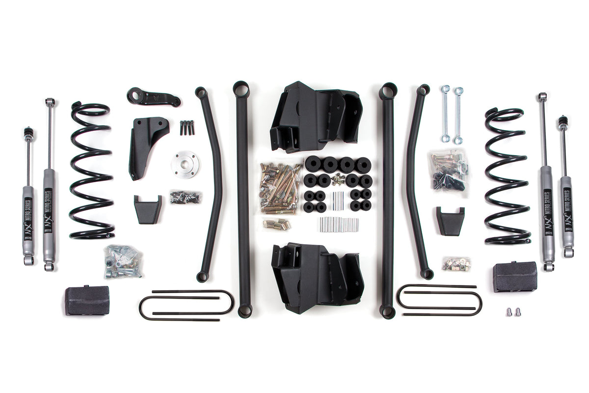 BDS Suspension 8 Inch Lift Kit Long Arm Dodge Ram 2500/3500 2008 4WD Diesel Manual Block 3.5 Inch Axle NX2 Nitro (BDS1747H)