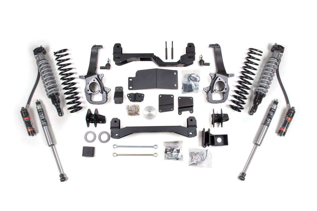 BDS Suspension 09-11 Ram 1500 6 Inch Suspension Lift Kit, 3 Inch Rear Lift, Coil Spring - Fox 2.5 Performance Elite Series C/O, Fox 2.5 Performance Elite Series Shocks BDS Suspension (BDS1751PES)