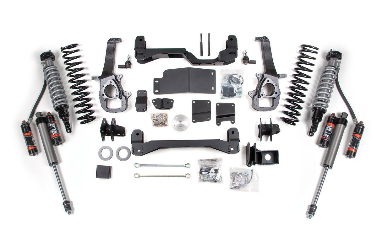BDS Suspension 12 Ram 1500 4WD 4 Inch Suspension Lift Kit, 3 Inch Rear Lift, Coil Spring - Fox 2.5 Performance Elite Series C/O, Fox 2.0 IFP Performance Series Shocks BDS Suspension (BDS1752PSS)