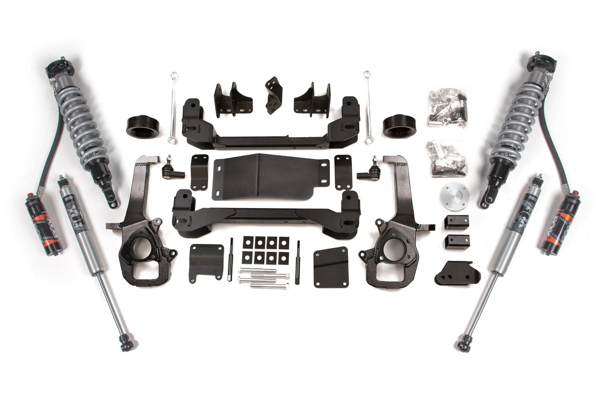 BDS Suspension 13-18 Ram 1500/ 2019-2023 1500 Classic 4WD 4 Inch Suspension Lift Kit, 3 Inch Rear Lift, Coil Spring - Fox 2.5 Performance Elite Series C/O, Fox 2.5 Performance Elite Series Shocks BDS Suspension (BDS1754PES)