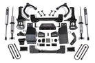 BDS Suspension 25-Up Silverado/Sierra 1500 4WD 4 Inch Suspension Lift Kit 3.0 Diesel / 2.7 Gas 3 Inch Rear Block Fox 2.0 IFP PS Snap Ring Strut Front Fox 2.0 IFP PS Rear BDS Suspension (BDS1853FSR)