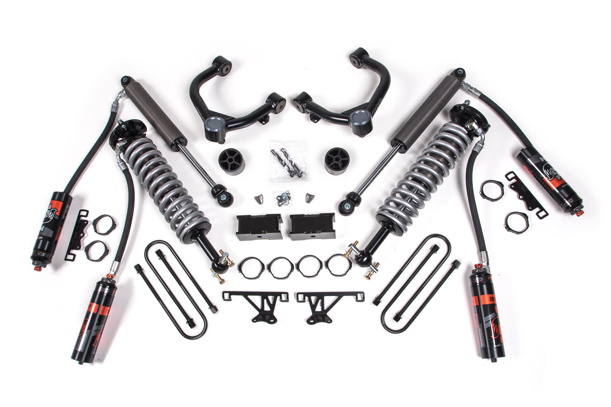 BDS Suspension 25-26 Chevy/GMC 1500 4WD 3.5 Inch Suspension Lift Kit, 1.5 Inch Rear, Block -Fox 2.5 Performance Elite Series C/O Front, Fox 2.0 Performance Series Rear BDS Suspension (BDS1857PSS)