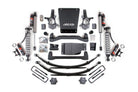 BDS Suspension 4 Inch Lift Kit FOX 2.5 Performance Elite Leaf Springs Coil-Over 07-13 Silverado/Sierra 1500 4WD BDS Suspension (BDS185PES)