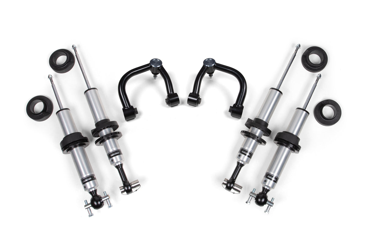 BDS Suspension 21-25 Ford Bronco Suspension Lift Kit, Uniball UCA, (Base 2DR/4DR, 0-3 Inch Front, 0-2 Inch Rear), (Sasquatch 2DR/4DR, 0-2 Inch Front, 0-1 Inch Rear), Fox 2.5 Performance Series HTO Shocks BDS Suspension (BDS1905FPS)