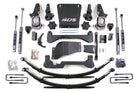 BDS Suspension 7 Inch Lift Kit Silverado/Sierra 2500HD/3500 01-10 4WD Standard Knuckle Leaf Springs NX2 Nitro Shocks (BDS190H)