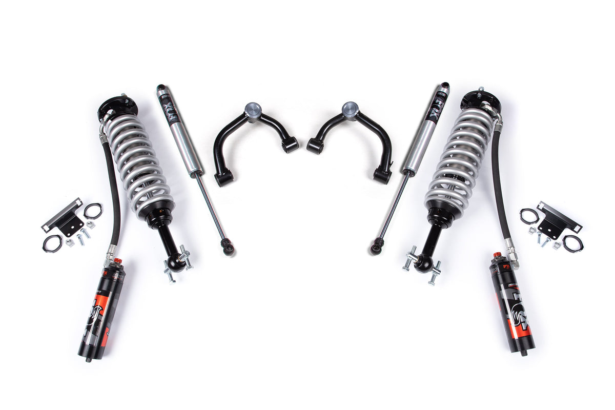 BDS Suspension 21-25 Ford F-150 4WD, 2 Inch Suspension Lift Kit, BDS UCA w/o Sensor, 0 Inch Rear Lift - Fox 2.5 Performance Elite Series C/O Front , Fox 2.0 IFP Performance Series Rear Shock BDS Suspension (BDS1911FPE)