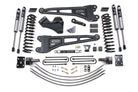 BDS Suspension 6 Inch Lift Kit w/ Radius Arm Ford F250/F350 Super Duty 05-07 4WD Gas 4 Inch Block Add A Leaf Without Overload Fox 2.0 Performance (BDS1949FS)