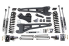 BDS Suspension 6 Inch Lift Kit w/ Radius Arm Ford F250/F350 Super Duty 08-10 4WD Diesel Block with Factory Overload NX2 Nitro (BDS1953H)