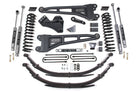 BDS Suspension 6 Inch Lift Kit w/ Radius Arm Ford F250/F350 Super Duty 08-10 4WD Diesel Leaf Spring NX2 Nitro (BDS1955H)