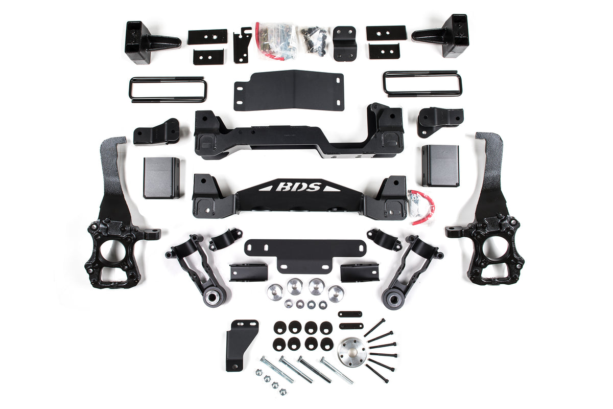 BDS Suspension 4 Inch Lift Kit Ford F150 Raptor 19-20 4WD 4 Inch Block Kit (BDS1963H)