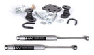 BDS Suspension Dual Steering Stabilizer Kit w/ NX2 Shocks Silverado/Sierra 2500HD 01-10 & SUV 2500 01-06 4WD (BDS2005DH)