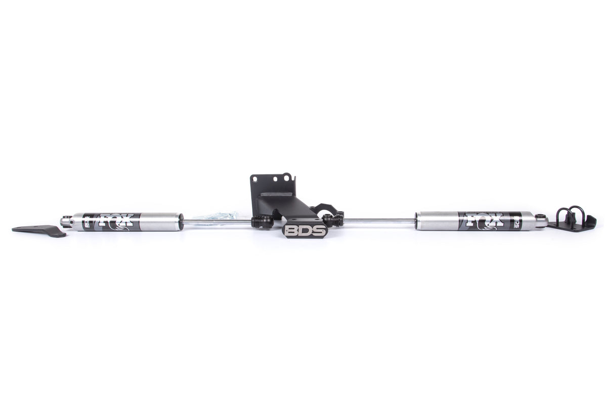 BDS Suspension Dual Steering Stabilizer Kit w/ FOX 2.0 Performance Shocks T-Style Steering Ram 2500 14-18 and 3500 13-18 4WD (BDS2015DF)