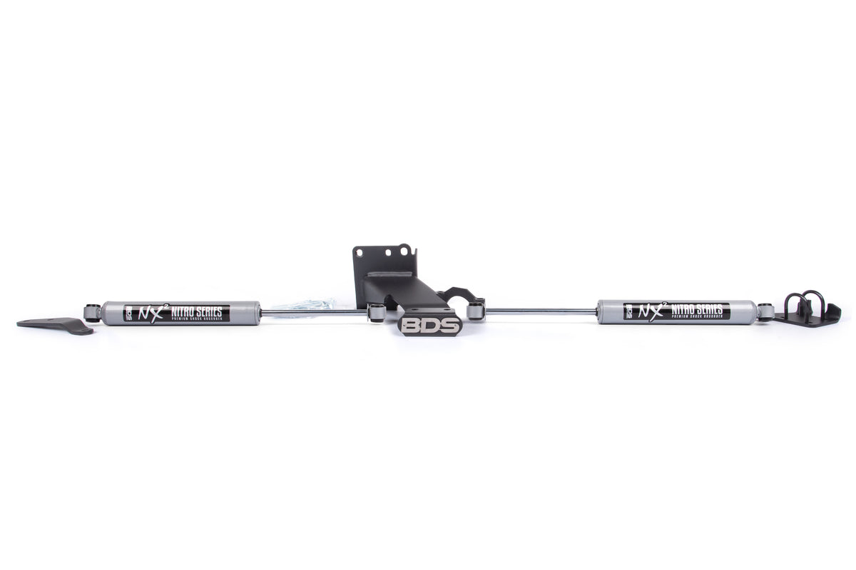BDS Suspension Dual Steering Stabilizer Kit w/ NX2 Shocks Ram 2500 14-18 and 3500 13-18 4WD (BDS2015DH)