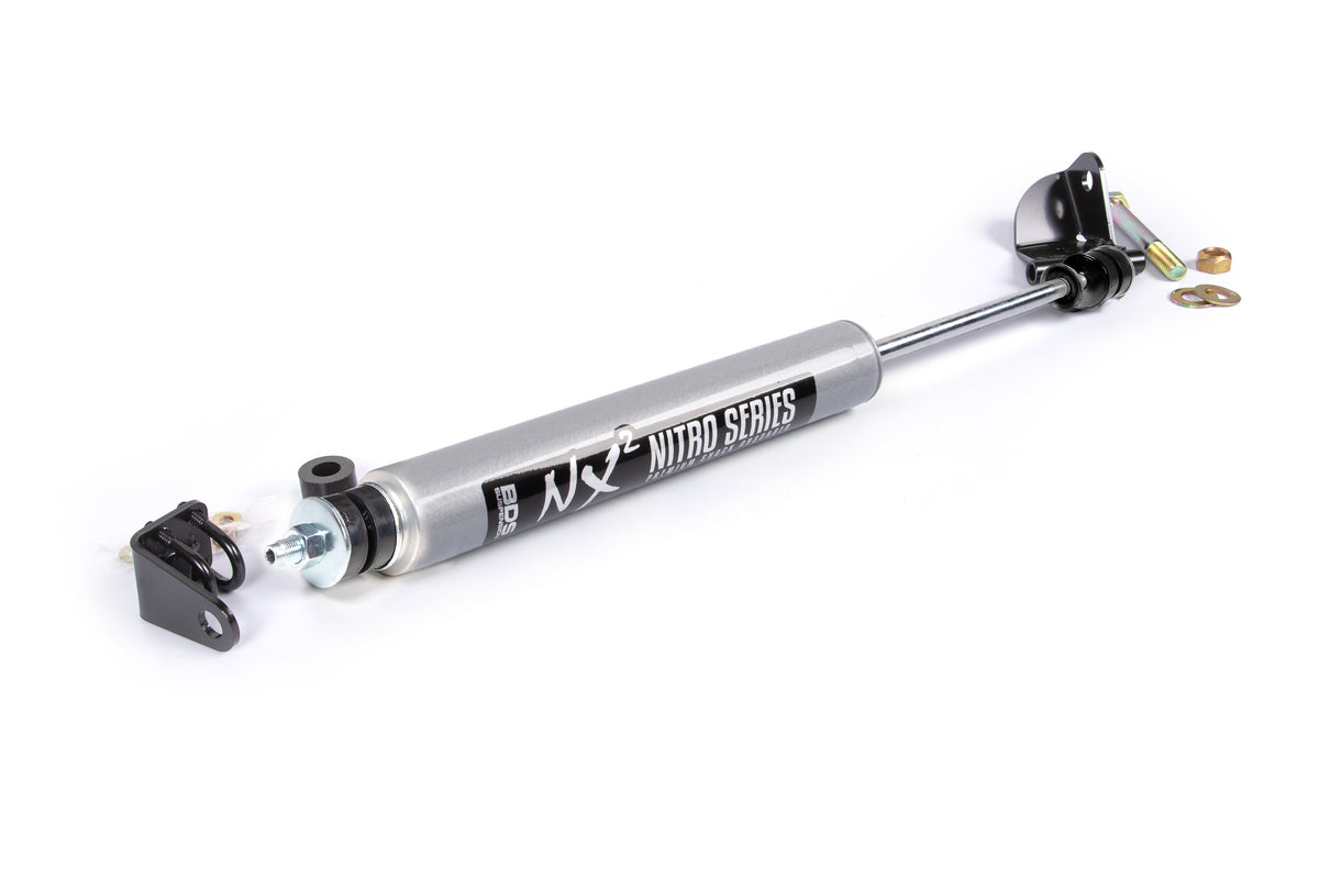 BDS Suspension Single Steering Stabilizer Kit w/ NX2 Shock Ford F150 04-08 4WD With BDS Strut Spacers (BDS2019SH)
