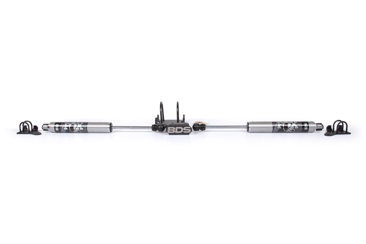 BDS Suspension Dual Steering Stabilizer Kit w/ FOX 2.0 Performance Shocks Ford F250/F350 Super Duty 05-24 4WD (BDS2022DF)