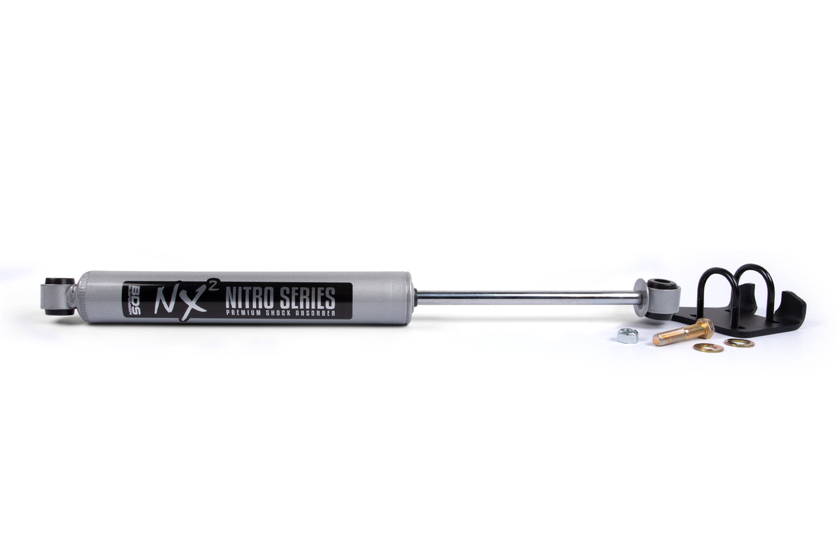 BDS Suspension Single Steering Stabilizer Kit w/ NX2 Shock Ford F250/F350 Super Duty 99-04 4WD (BDS2025SH)