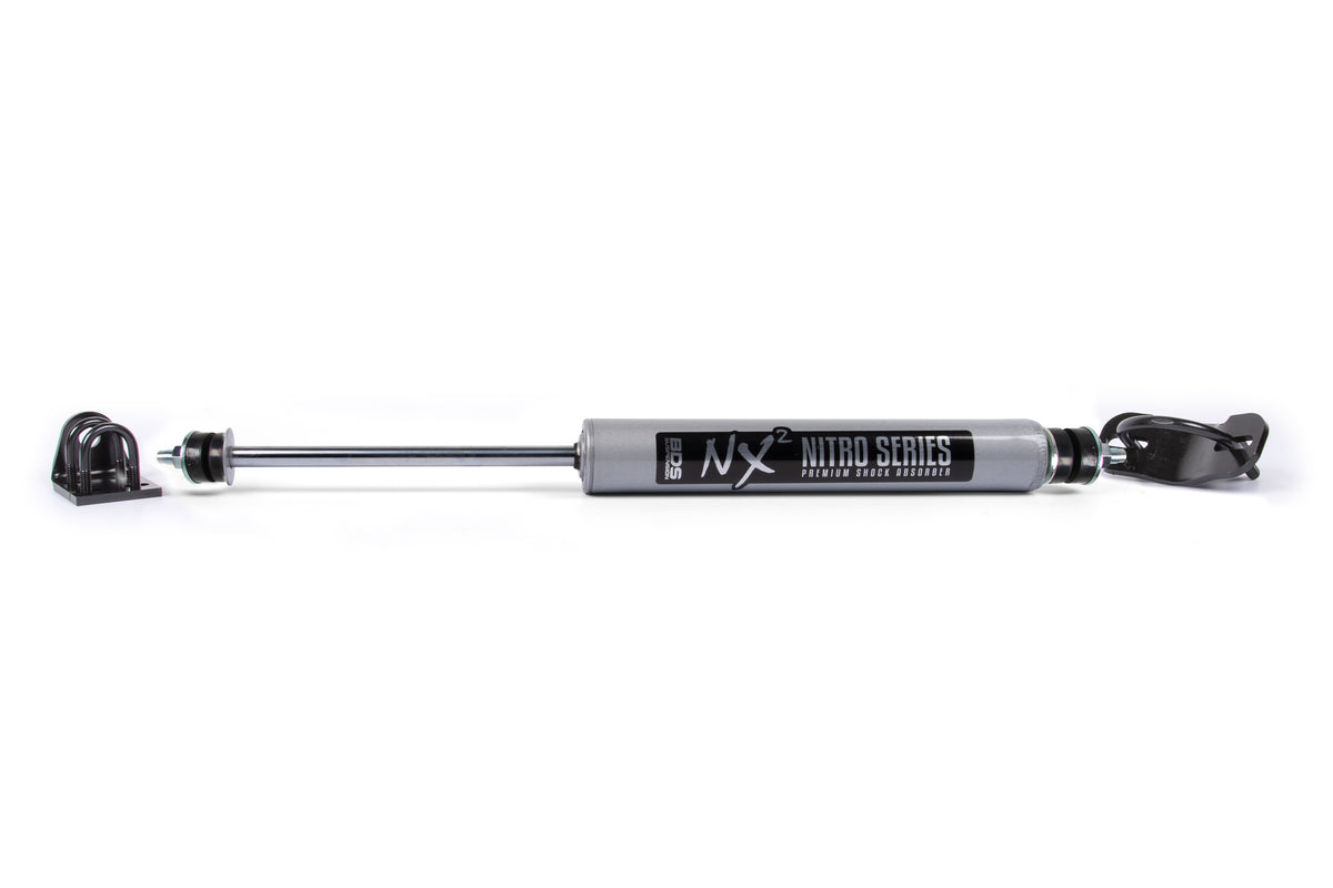 BDS Suspension Single Steering Stabilizer Kit w/ NX2 Shock Jeep CJ Series and M38A1 41-86 (BDS2029SH)