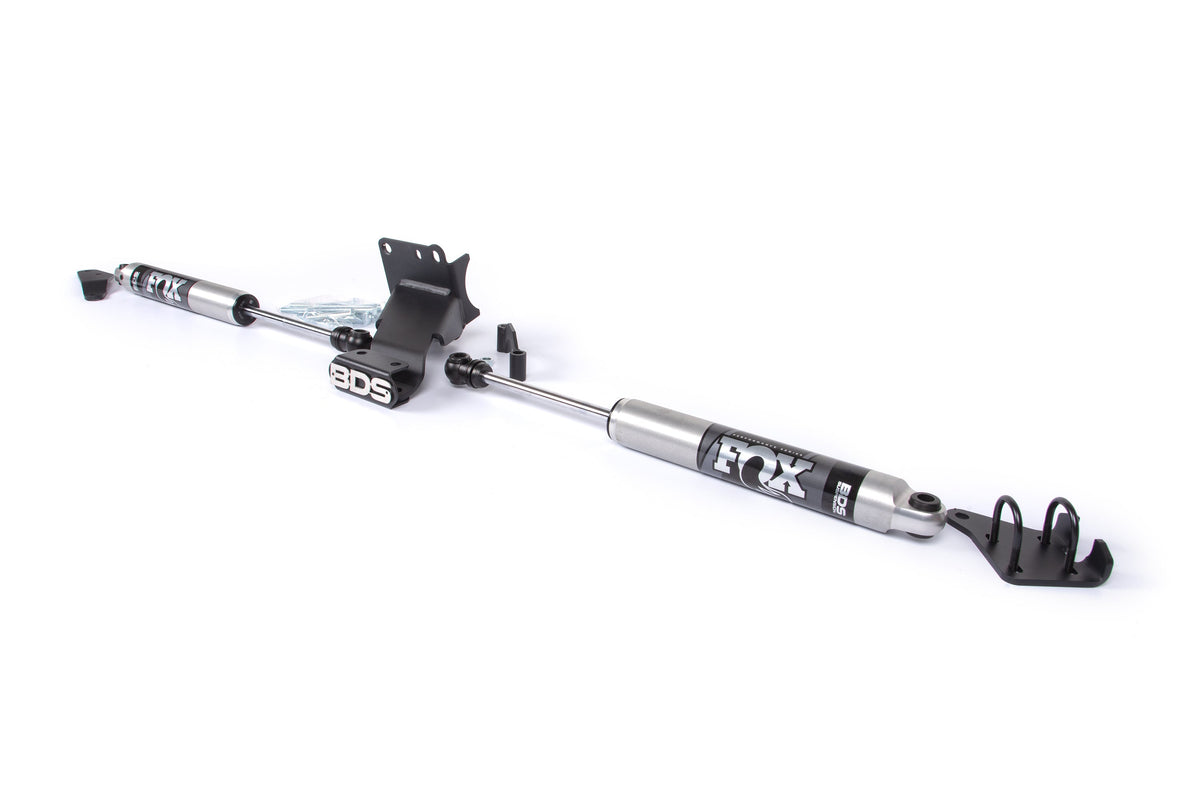 BDS Suspension Dual Steering Stabilizer Kit w/ FOX 2.0 Performance Shocks T-Style Steering Ram 2500 19-24 and 3500 19-24 4WD (BDS2031DF)