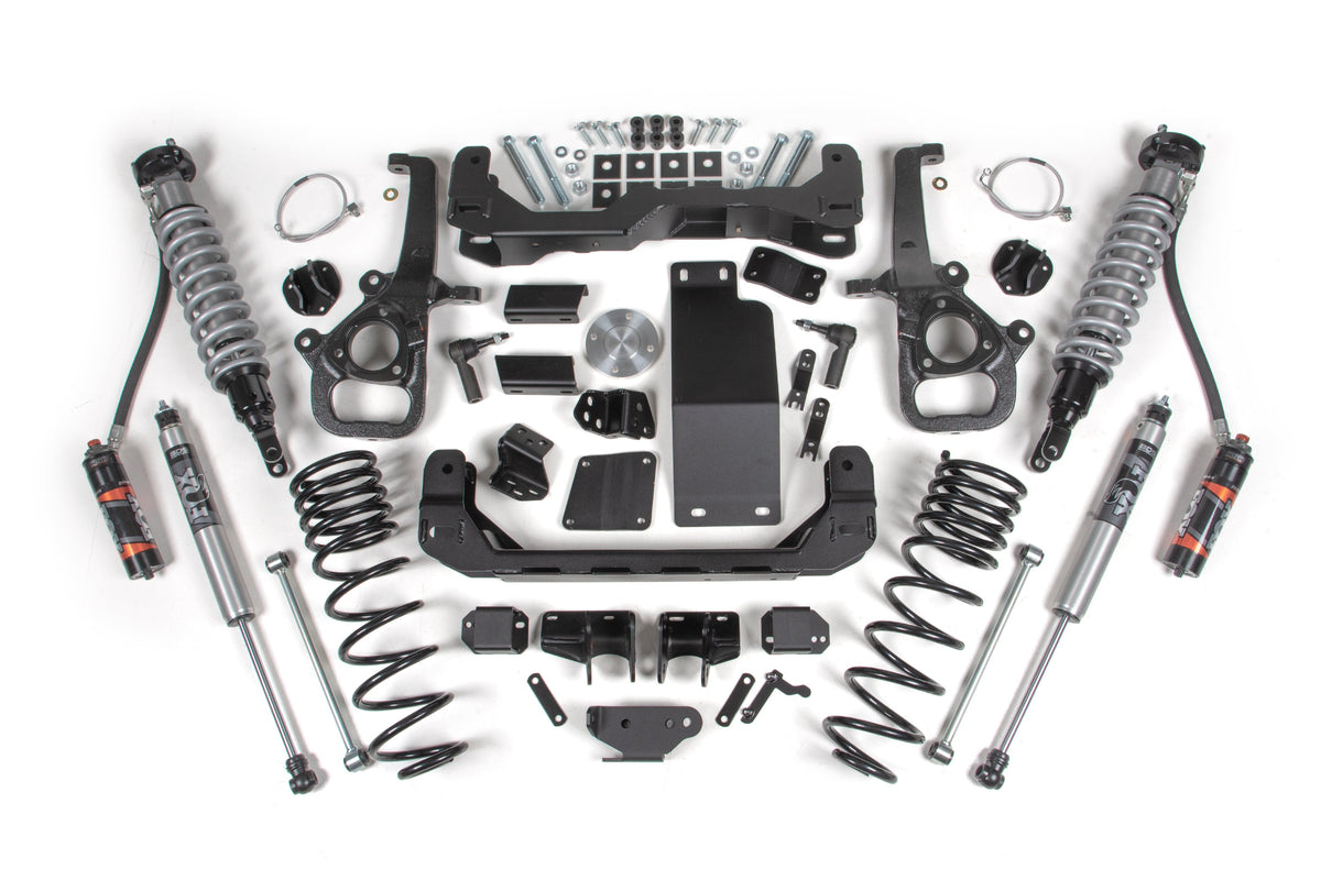 BDS Suspension 25 Ram 1500 Rebel 4WD 5 Inch Suspension Lift Kit, 4 Inch Rear Lift, Coil Spring - Fox 2.5 Performance Elite Series C/O, Fox 2.5 Performance Elite Series Shocks BDS Suspension (BDS2120PES)